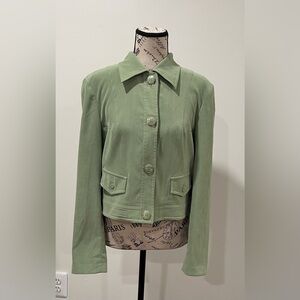 Chic Women's Light Green Blazer